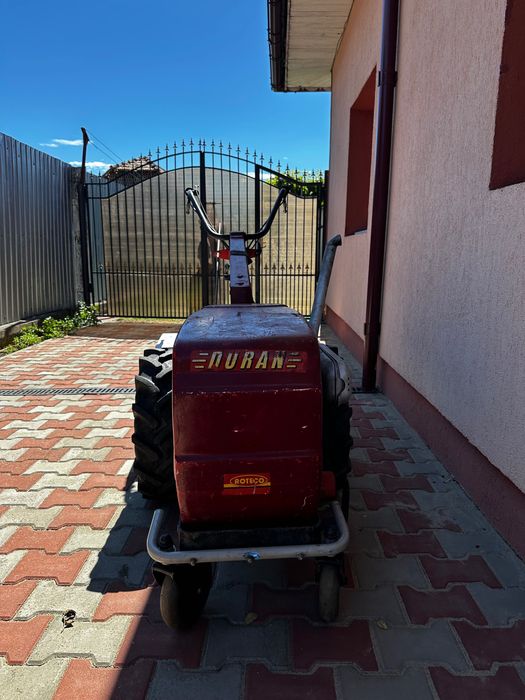 Motocultor ROTECO 18cc, pornire la cheie