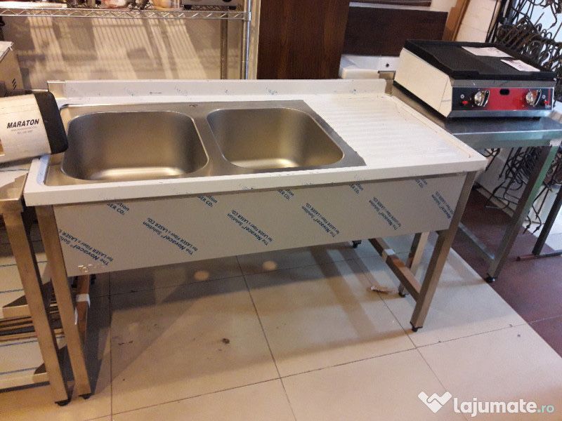 Mobilier horeca / mese de inox / spalatoare / hote inox