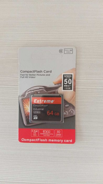 Card CompactFlash 64GB – Viteză mare