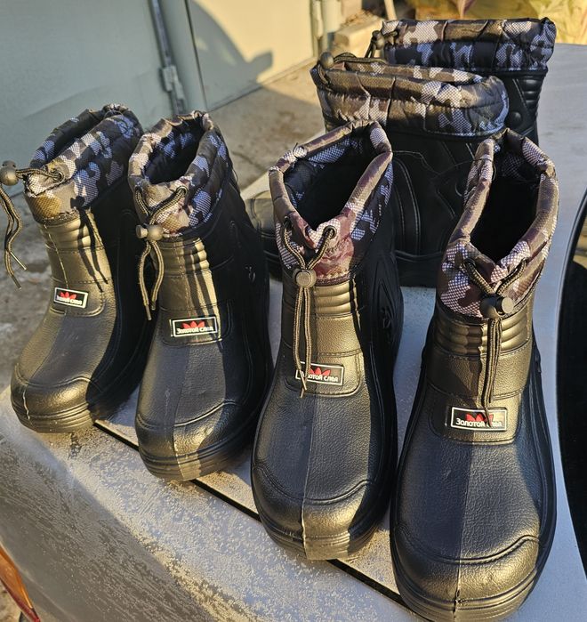 Галоши высокие утеплённые