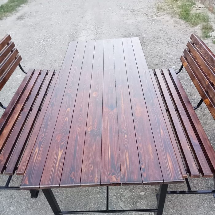 Набор стол и две лавочки