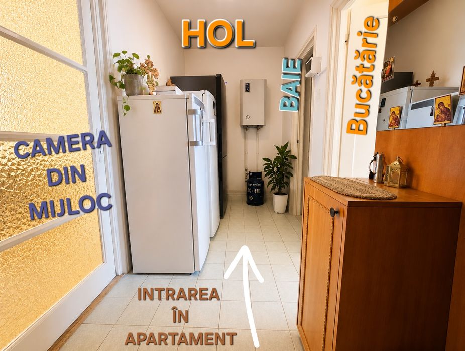 Vând apartament 3 camere BRAD, Str. 1 IUNIE