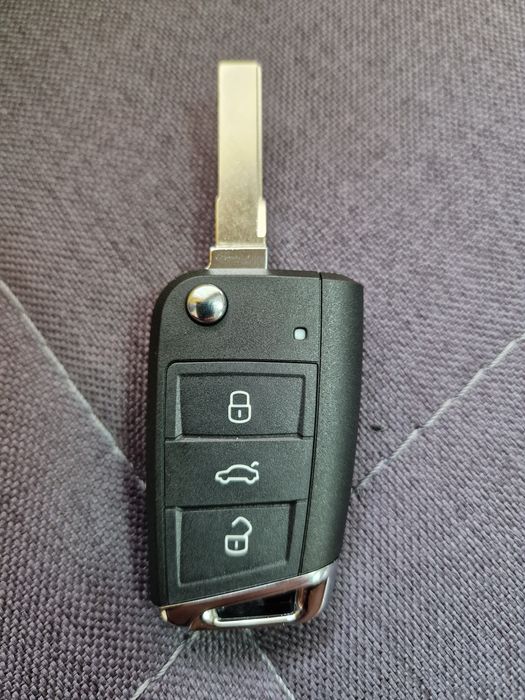 Ключ mqb 48,vw polo tiguan golf 7,skoda fabia octavia,hu66,434mhz aes