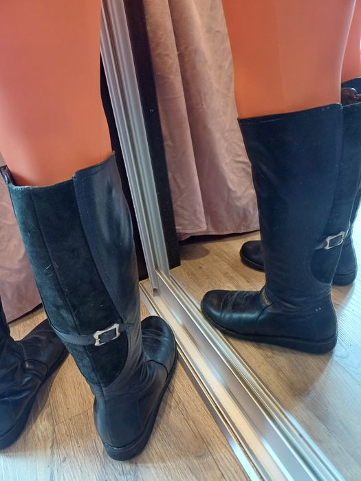 Cizme dama lungi piele naturală.