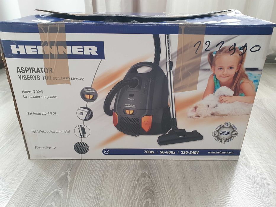 Aspirator cu sac Heinner
