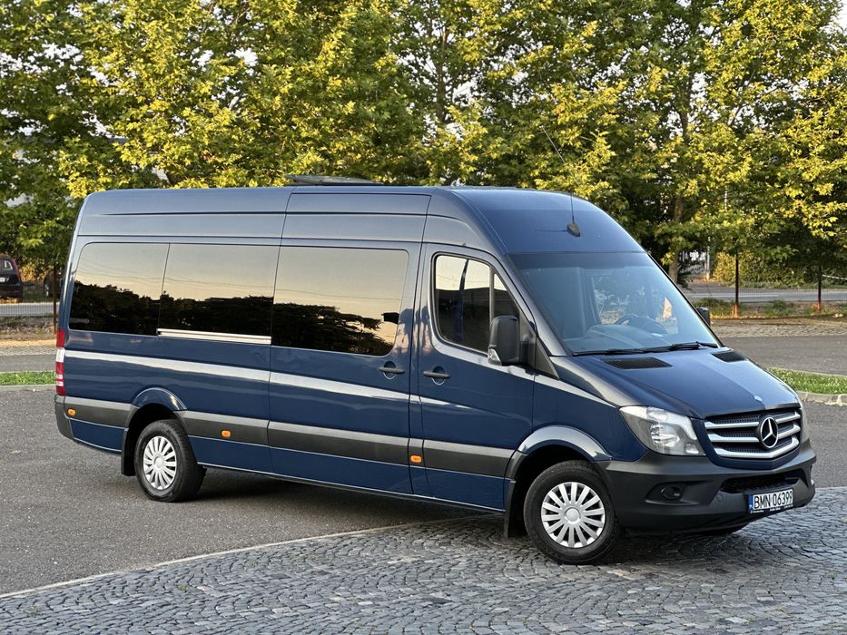 Mercedes Sprinter 316 CDi / 9 Locuri / Clima / Pilot / Camera Marsalier / Navi / Scaun Perna de aer / Lung Maxi / 319,318,519,518,313,311,418,419,316