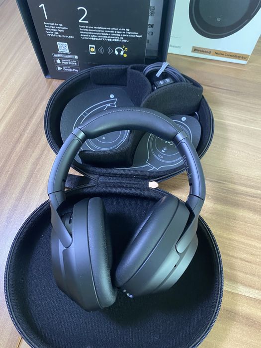 Stereo Headset Sony, Wireless, WH-1000X M3, Black, Desigilat