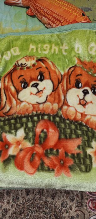 Продам детский пледик, двойной.