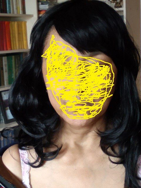 Новый парик из натуральных волос