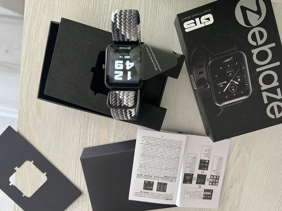 Умные часы  Zeblaze GTS 3 pro black 2 шт