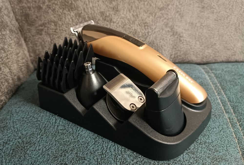 Триммер, бритва, набор для стрижки усов и бороды NIKAI NK-1712