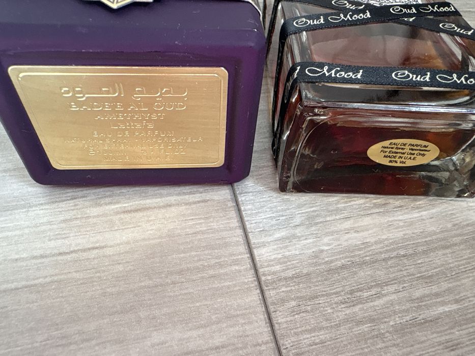 Oud mood si Badee al Oud parfumuri lattafa