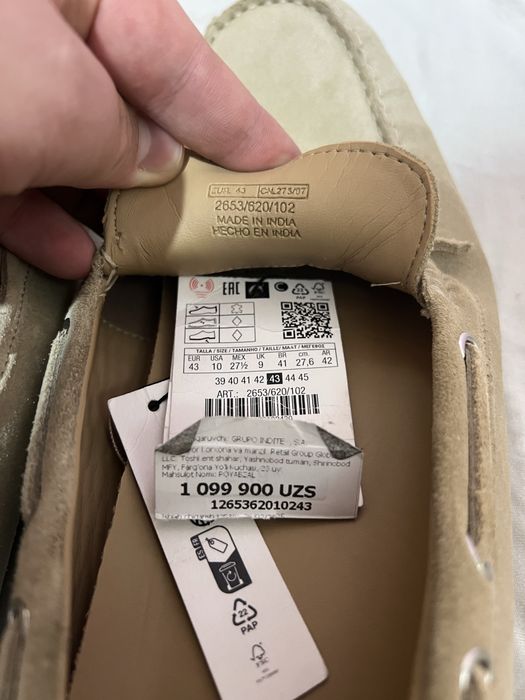 ZARA erkaklar mokasinasi (Loafers) – Yangi, zamonaviy uslubda!