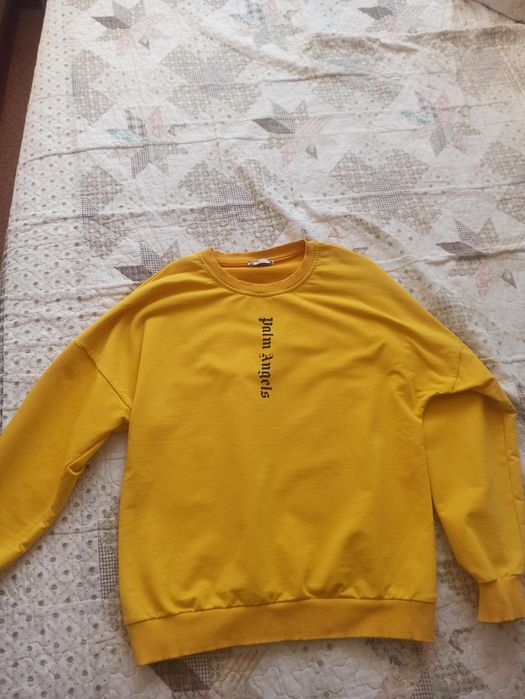 Свитшот с брендом palm angels