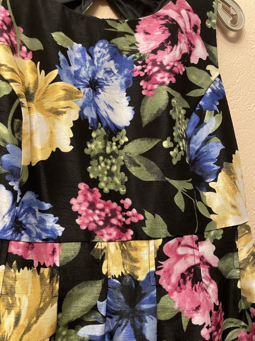 Вечернее, коктейльное платье, из тафты, Англия