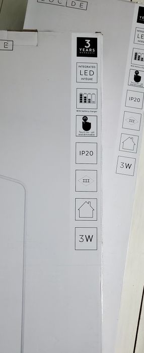 Lampadar LUCIDE STIRLING metal,alb,negru,nou!