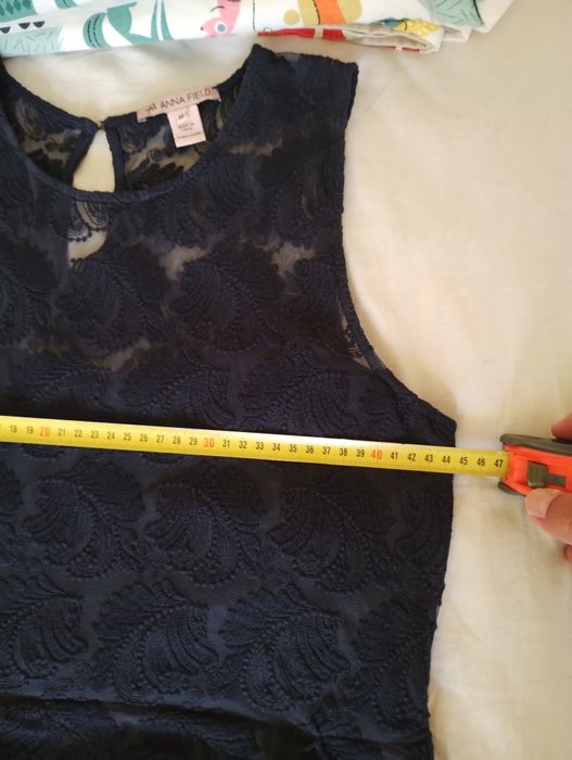 Тъмно синя рокля, размер L