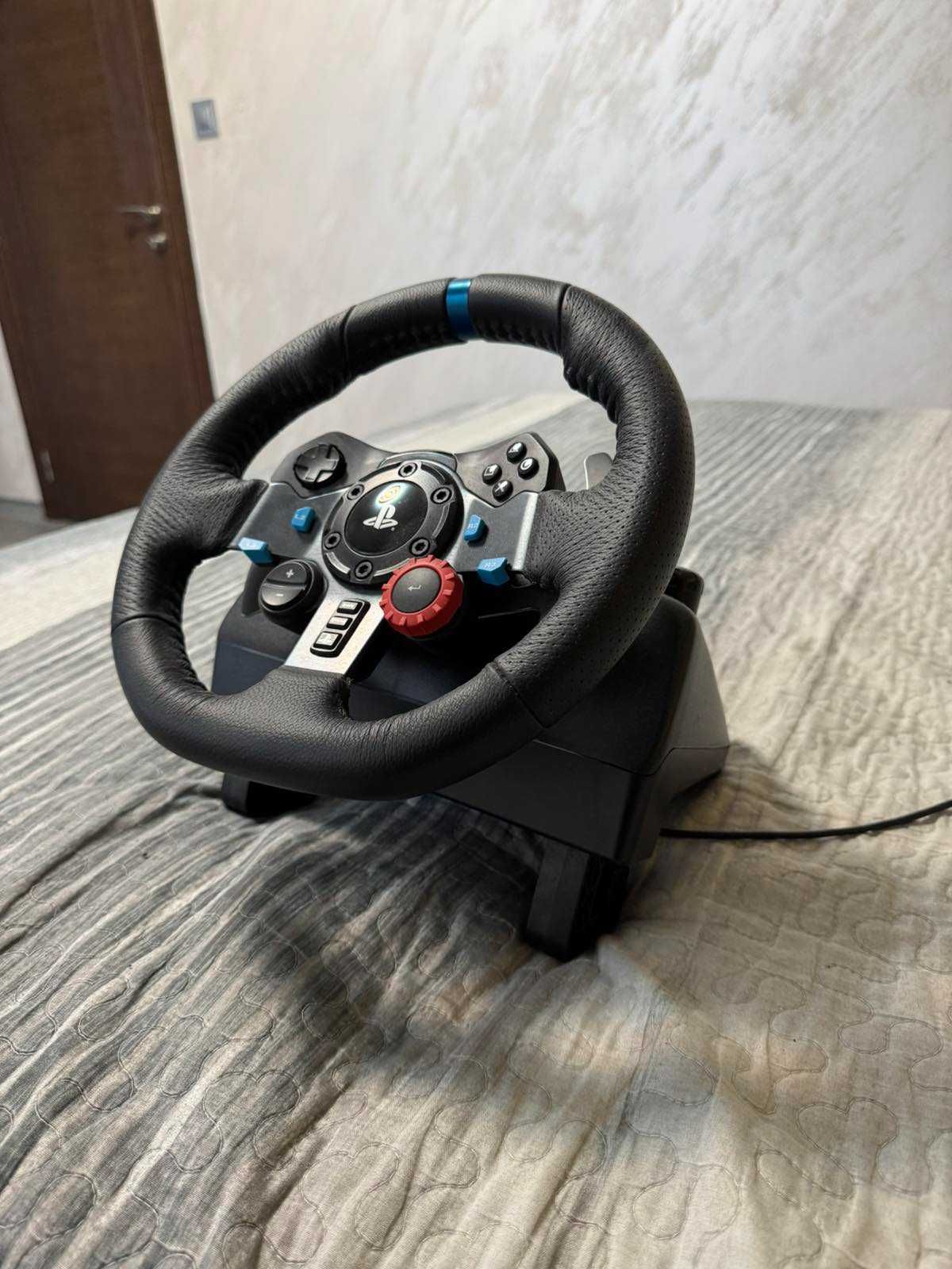 Волан с педали Logitech - G29 с Скоростен лост Logitech Shifter гр ...