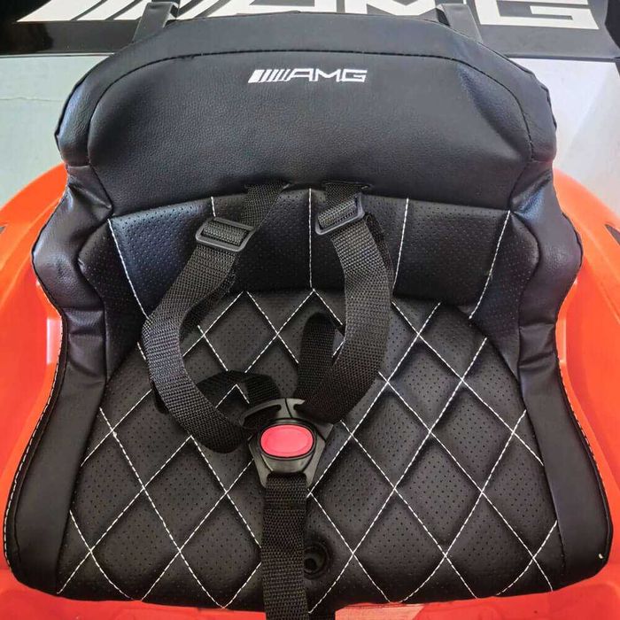 Masinuta electrica Mercedes GT3, Alba,CADOU: NR AUTO PERSONALIZAT!