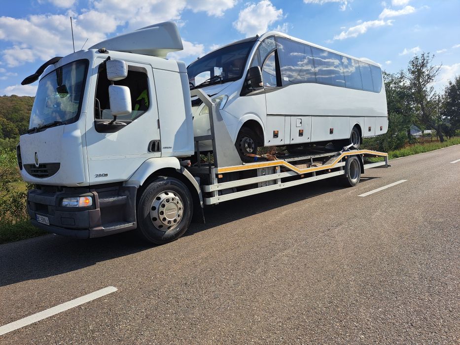 Camion / Platforma transport utilaje / Renault Midlum