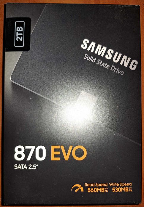 SSD Samsung 870 evo 2 TB sigilat