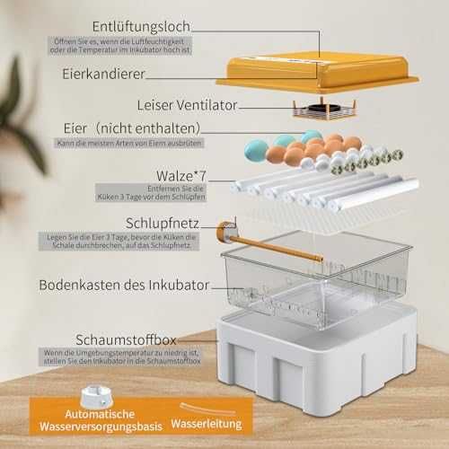 Chalixion инкубатор за 36 яйца автоматичен