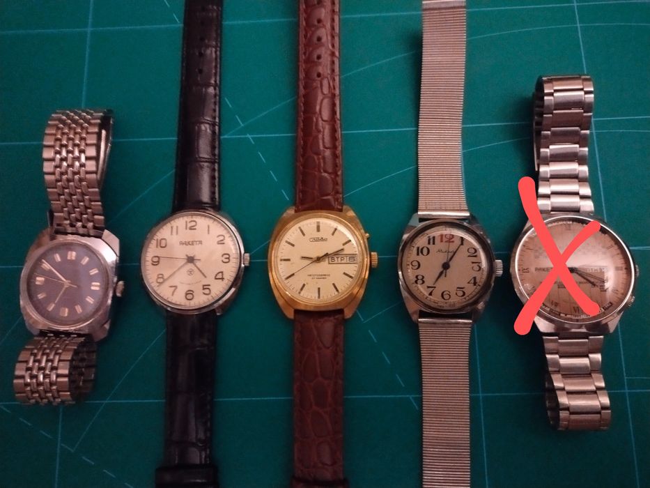 Советские механические часы