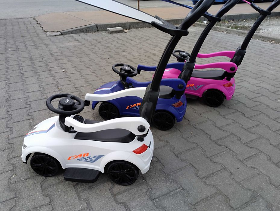 MONI Кола за бутане с дръжка Victory 2в1