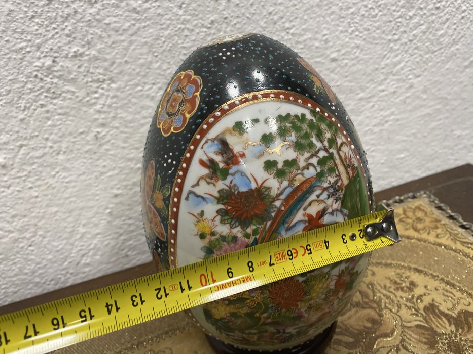 Голямо литайско яйце от порцелан