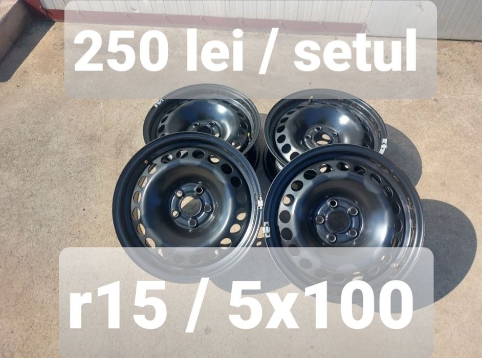 Jante tabla r15 / Vw Audi Skoda Seat / 5x100 / ET 29