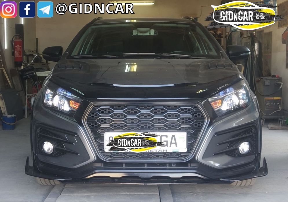 Универсальный Сплитер (обвес) передний бампер