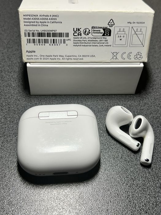 Airpods 4 , ANC , Originale 100% , cutie , factura !