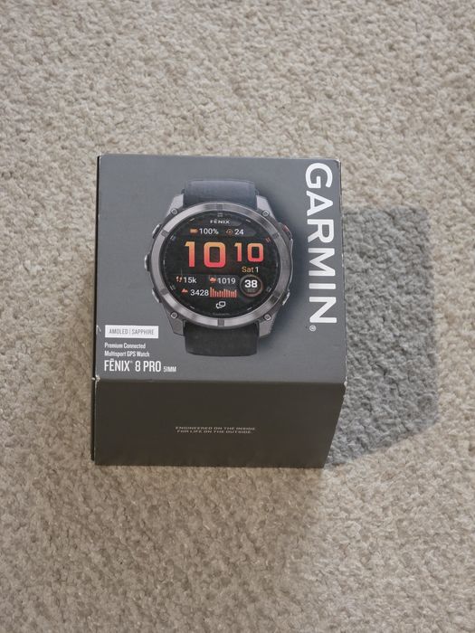 Garmin Fenix 8 Pro, AMOLED, LTE, 51mm, Sapphire,ramă  din titanium