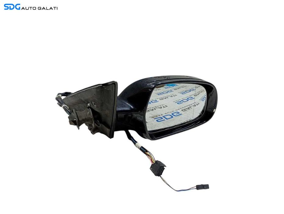 Oglinda Dreapta Electrica Rabatare Electrica Audi A4 B8 Berlina Sedan 2008 - 2012 Culoare Negru Cod 021053 [LR0893]