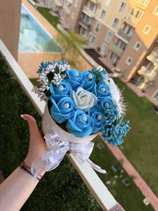 Buchet de trandafiri din sapun