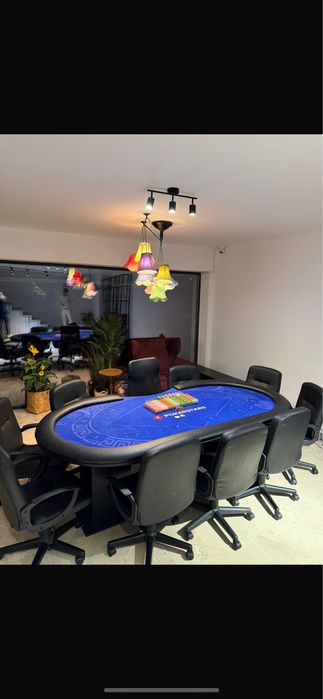 Masa Poker + 9 Scaune