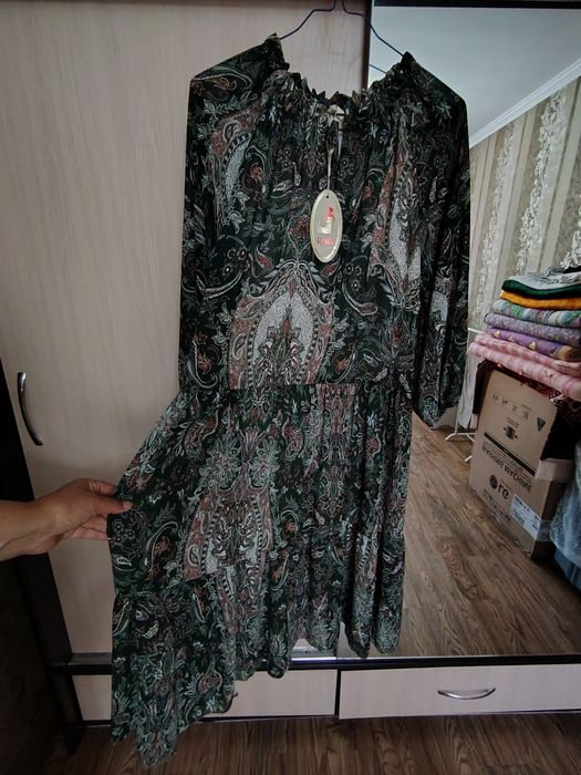 Платье шифон размер 50-52