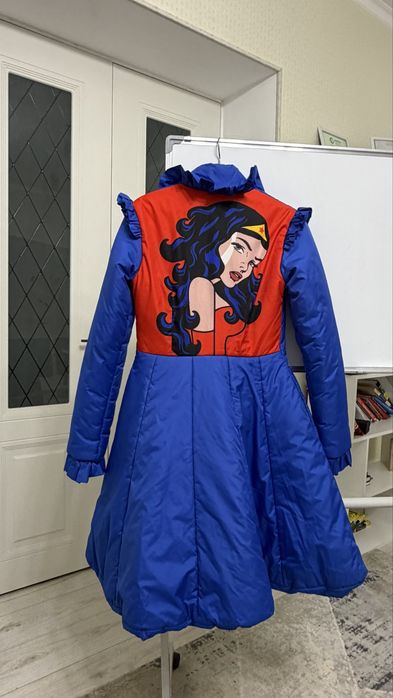 Пуховик женский, сшит на заказ размер XS-S