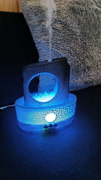 Арома дифузер с падащ дъжд