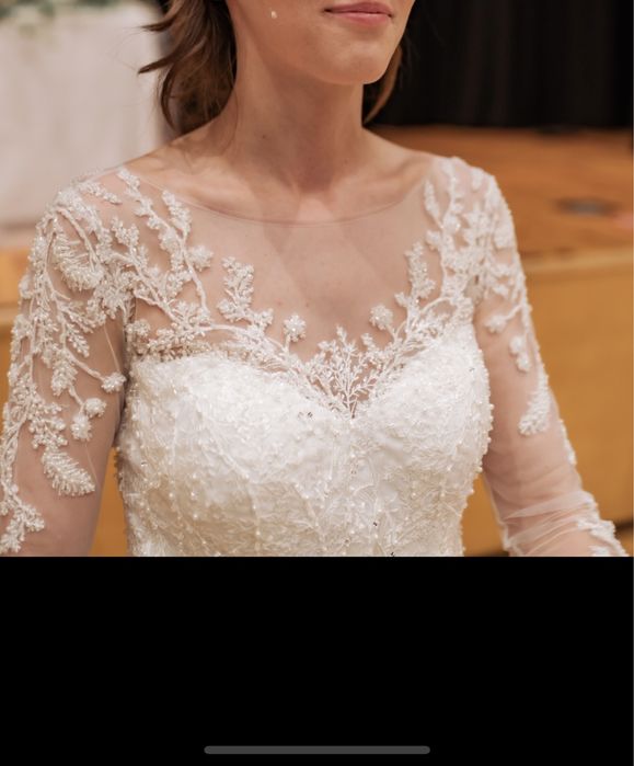 Rochie de mireasa cu trena. Model superb actual!