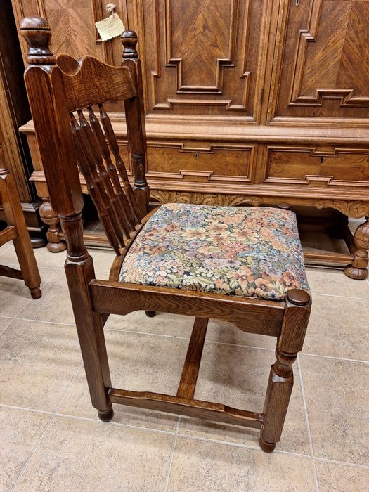 Дъбови столове за трапезария к  - т 4 броя