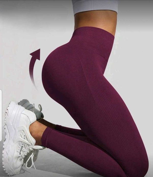 Colanți pentru antrenament pentru controlul burticii, fără cusături