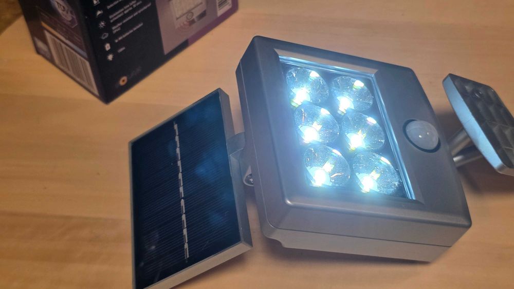 Livarno LED solar spotlight