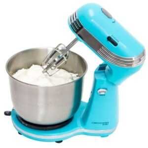 Mixer cu bol, Cecotec Cecomixer Easy 4041, 250 W, Albastru/Inox
