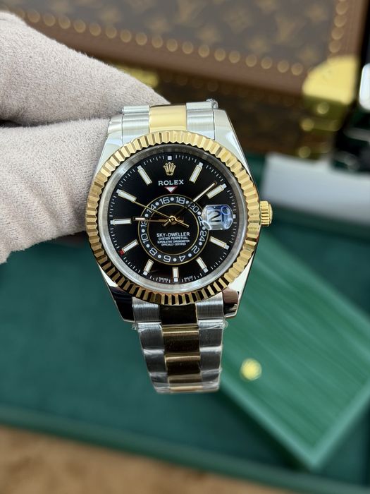 Rolex Sky-Dweller Two Tone Black Dial