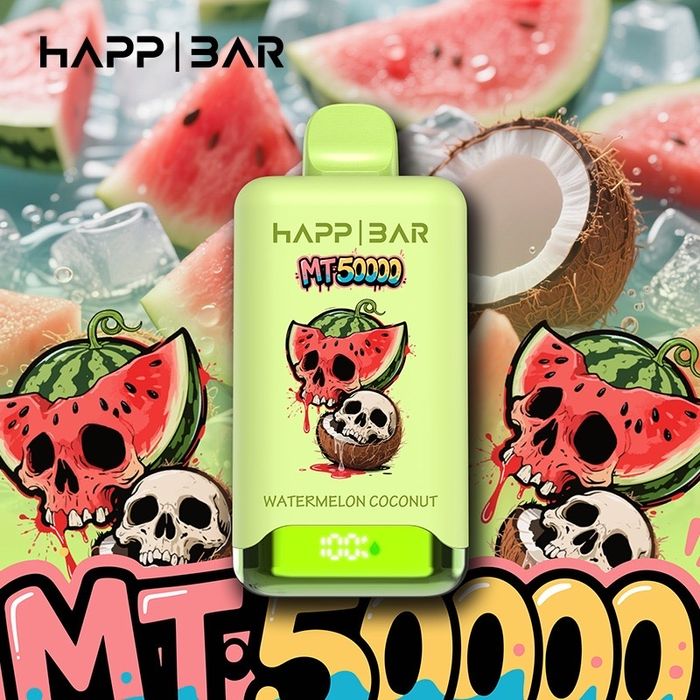 2 HappBar 50.000 pufuri – sigilate, calitate premium arome top