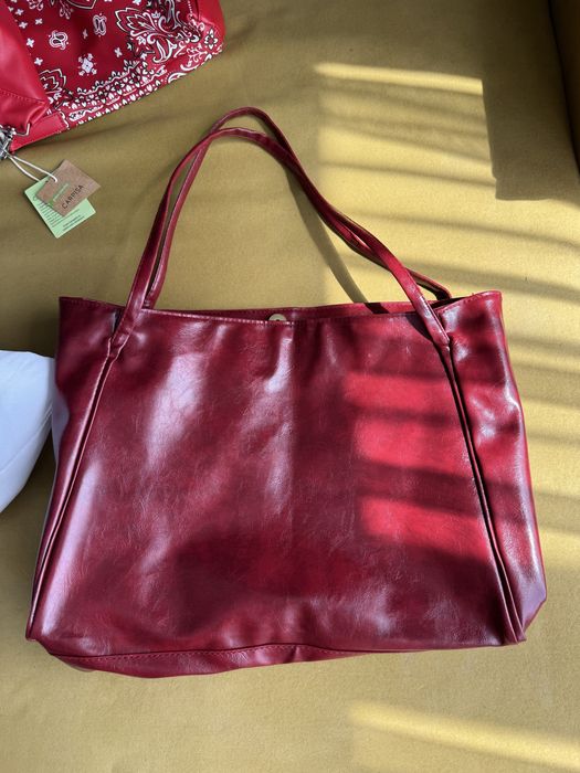 Сумка новая бордовая