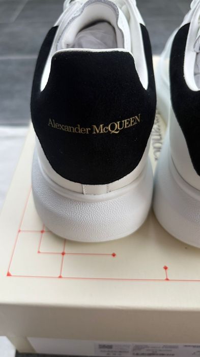 Alexander Mcqueen Oversized Sneakers Suede Heel Tab