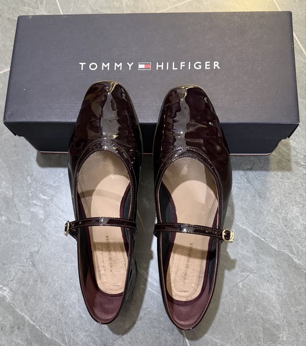 Кожаные балетки Tommy Hilfiger