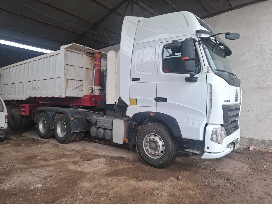 Хово А7 тягач 2022 ноябр лучи прицеп 45 м3 2022 декабр сотилади